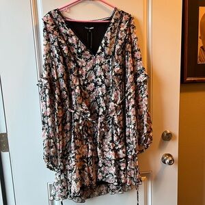 Fashion Nova Edith Ruffle Mini Dress